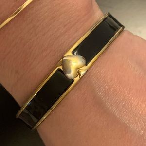 Kate Spade Black Enamel Bangle